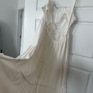 Hello Molly - Train Into Town Midi Dress white